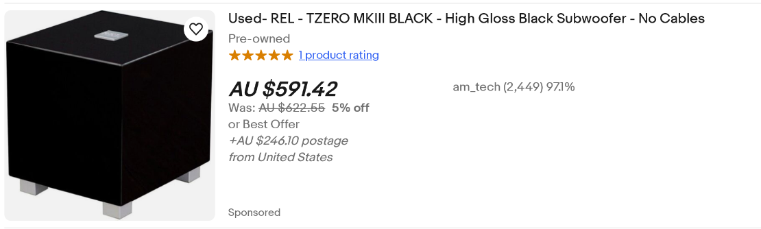 REL TZERO MKIII eBay